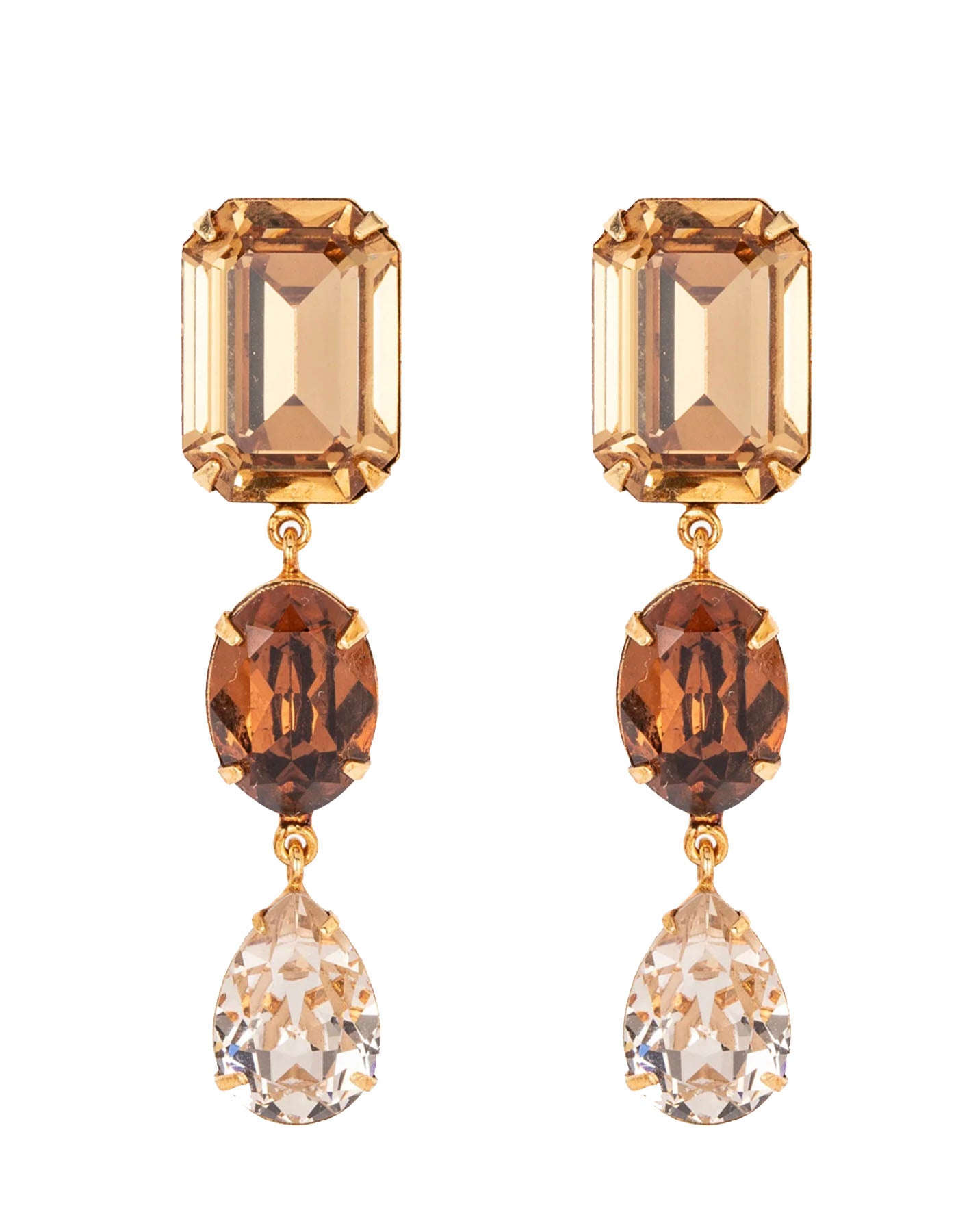 Aviva Earrings - Golden