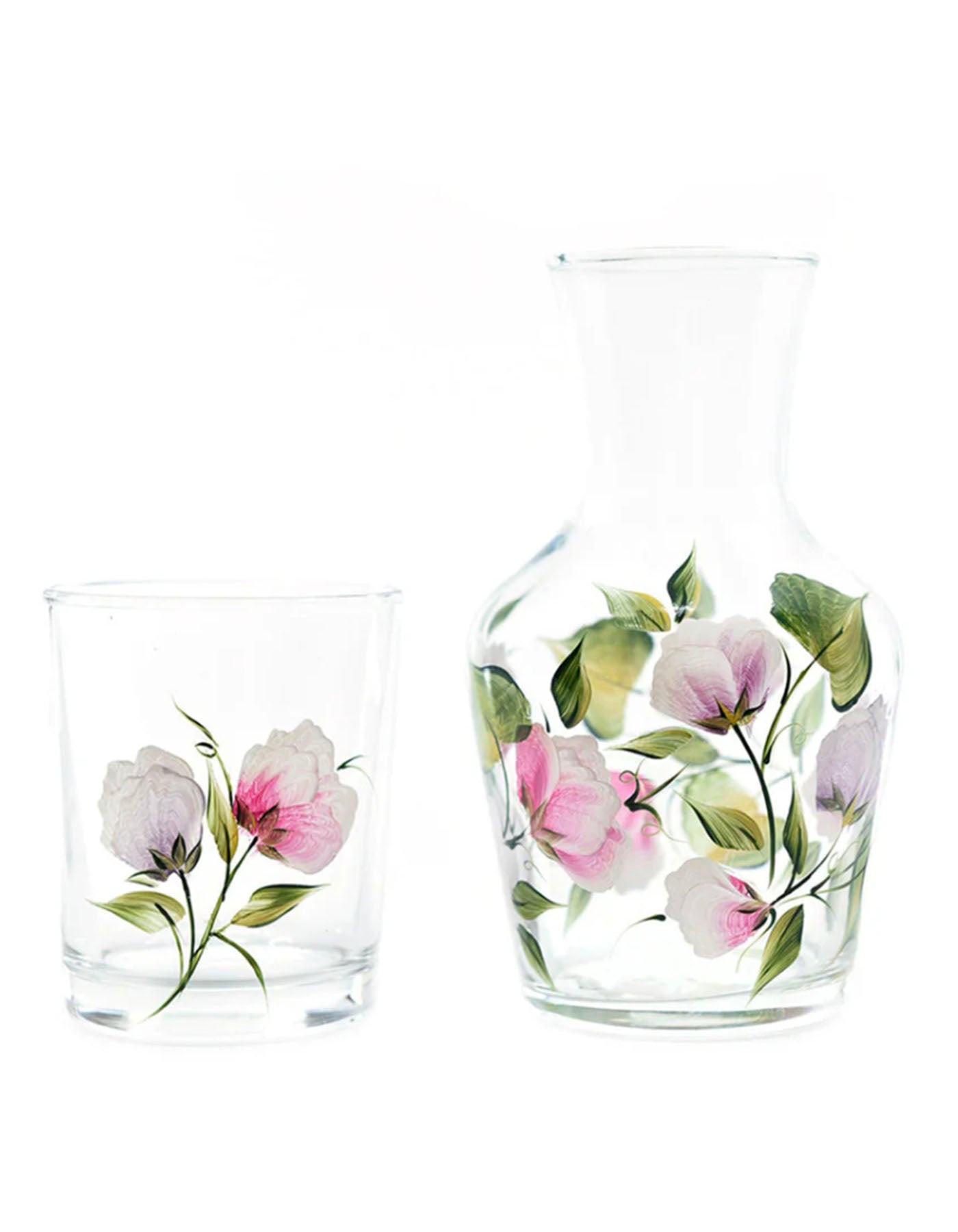 Sweet Pea Carafe & Tumbler