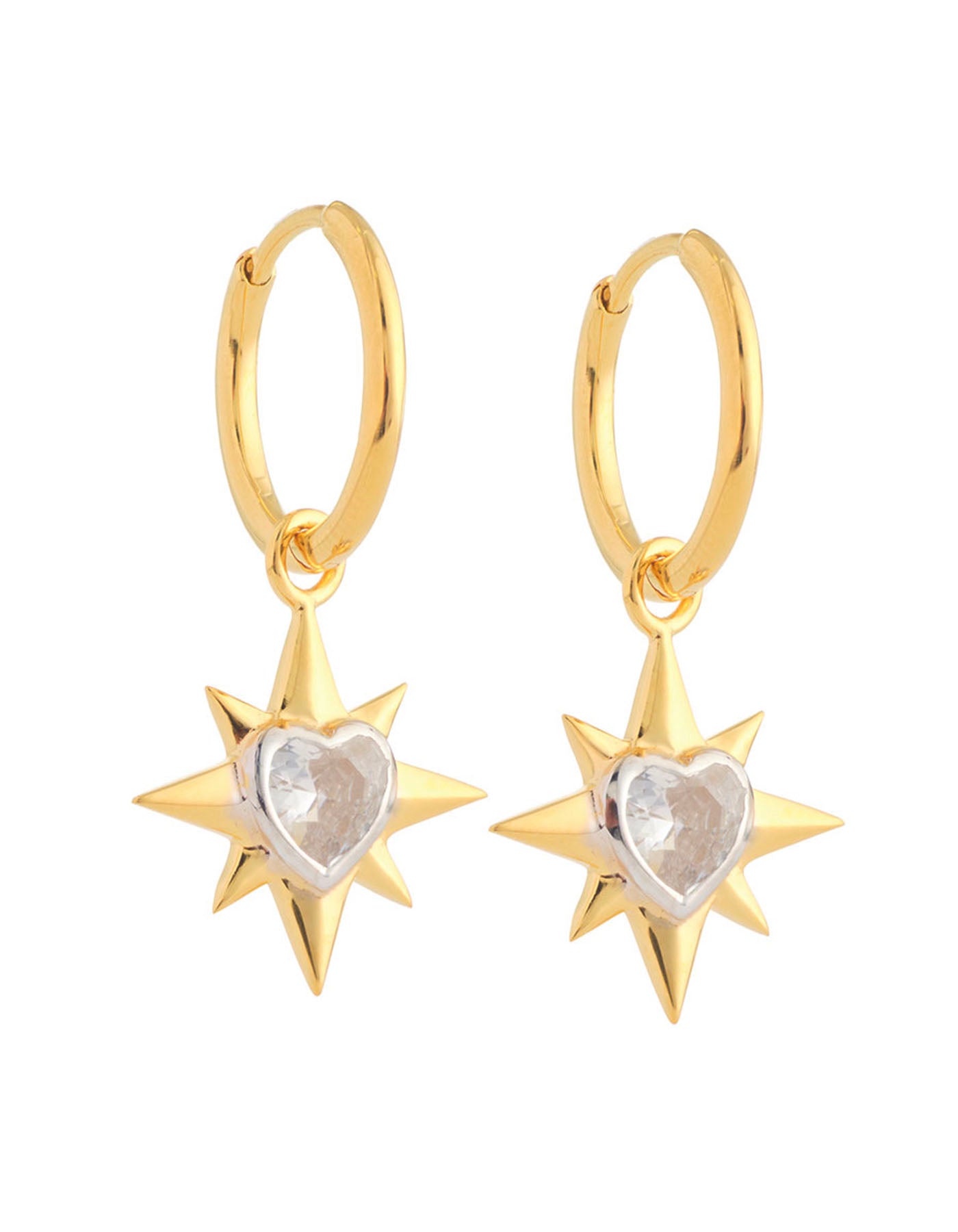 Heart Star Earrings