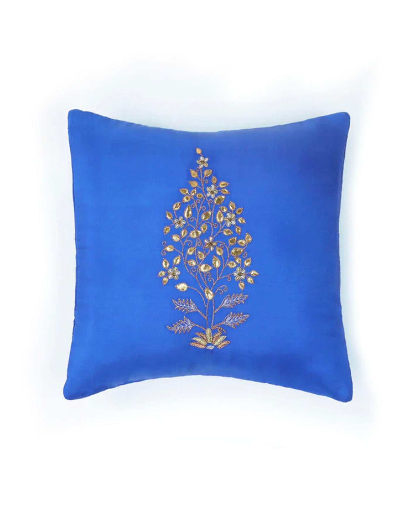 Cushion Mughal Buta - Blue