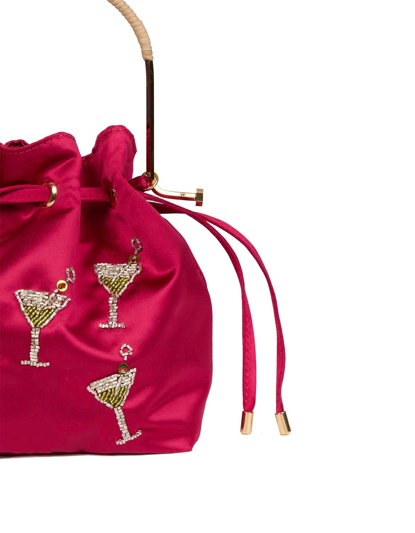 Bel Cetim Satin Cocktail Bag