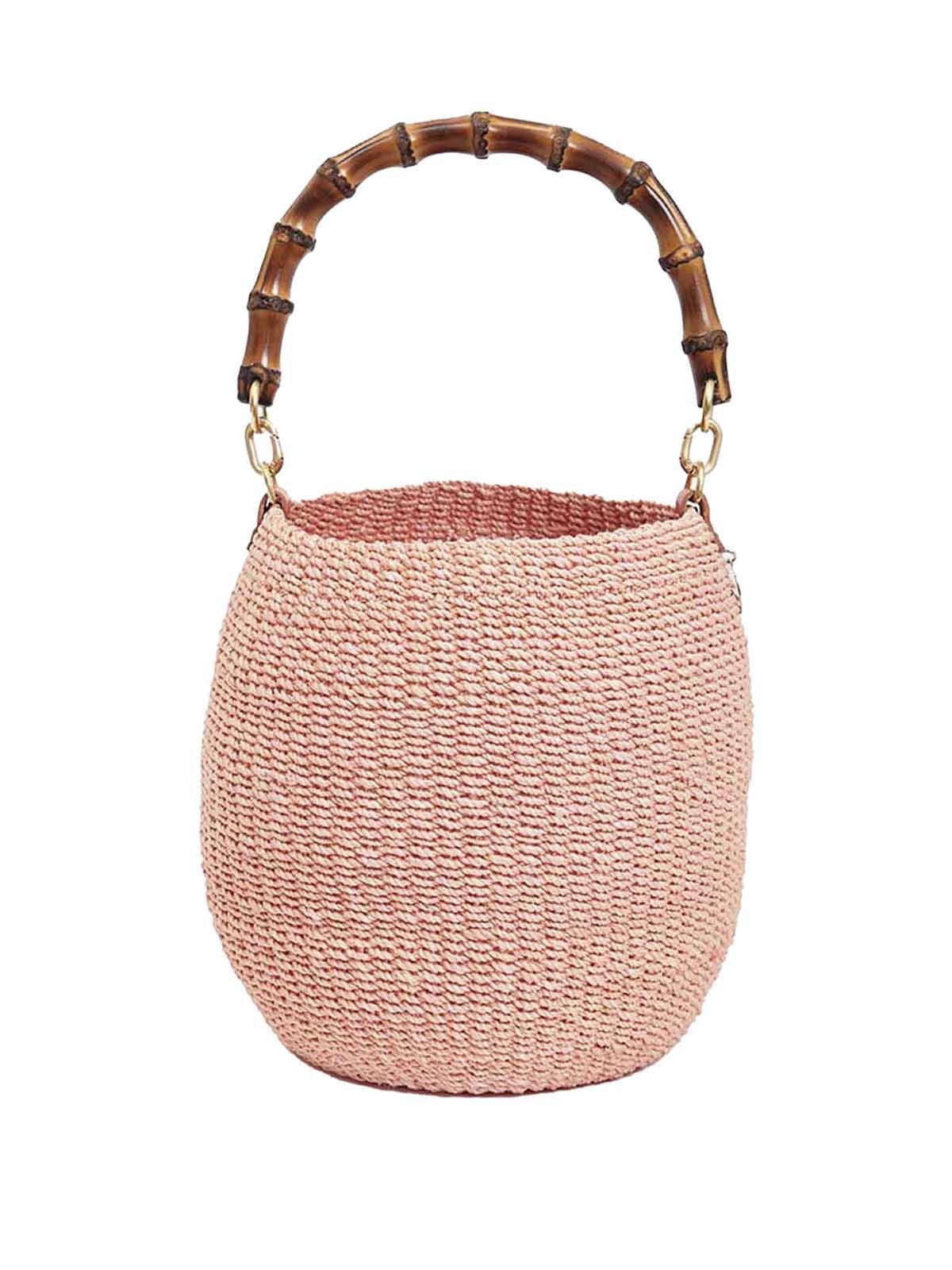 Honey Pot Bamboo Handle Dusty Pink