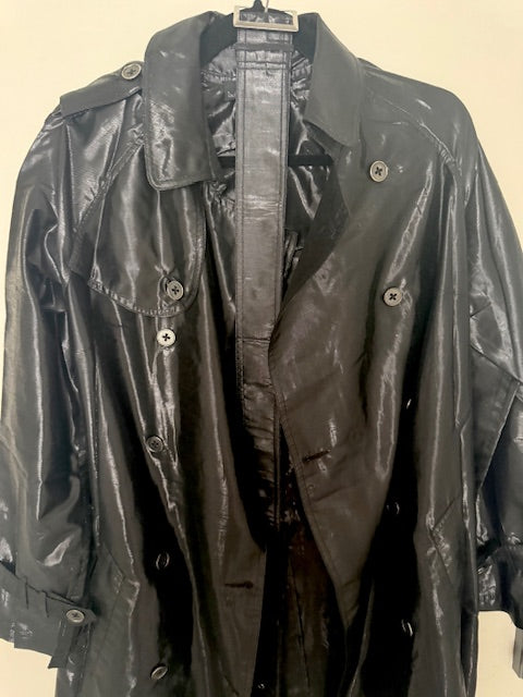 Metallic Trench - Black