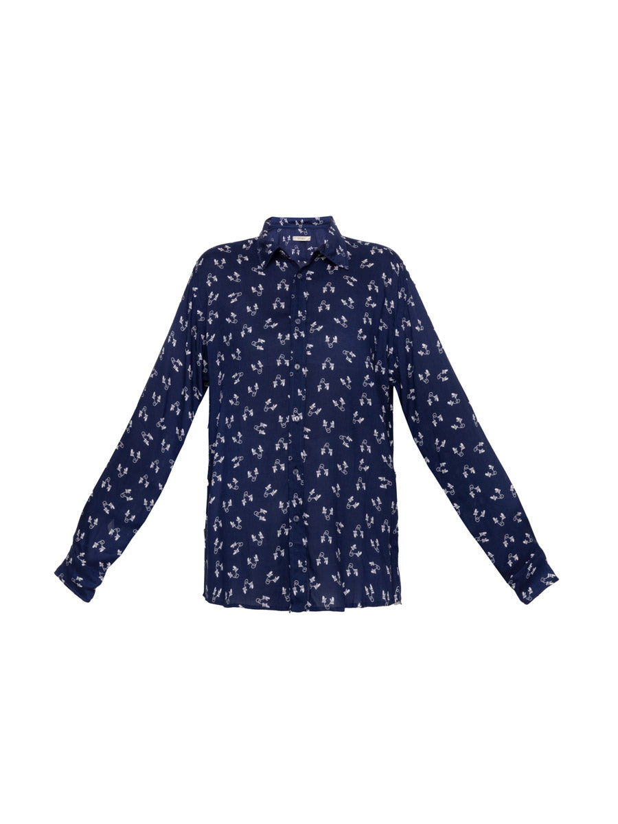Men's Printed Shirt - Hands On