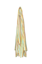 Load image into Gallery viewer, Multi Stripe Pashmina Shawl - Brown, Yellow, Blue, Green