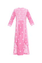 Load image into Gallery viewer, Cotton Embroidered Dress - Soft Pink