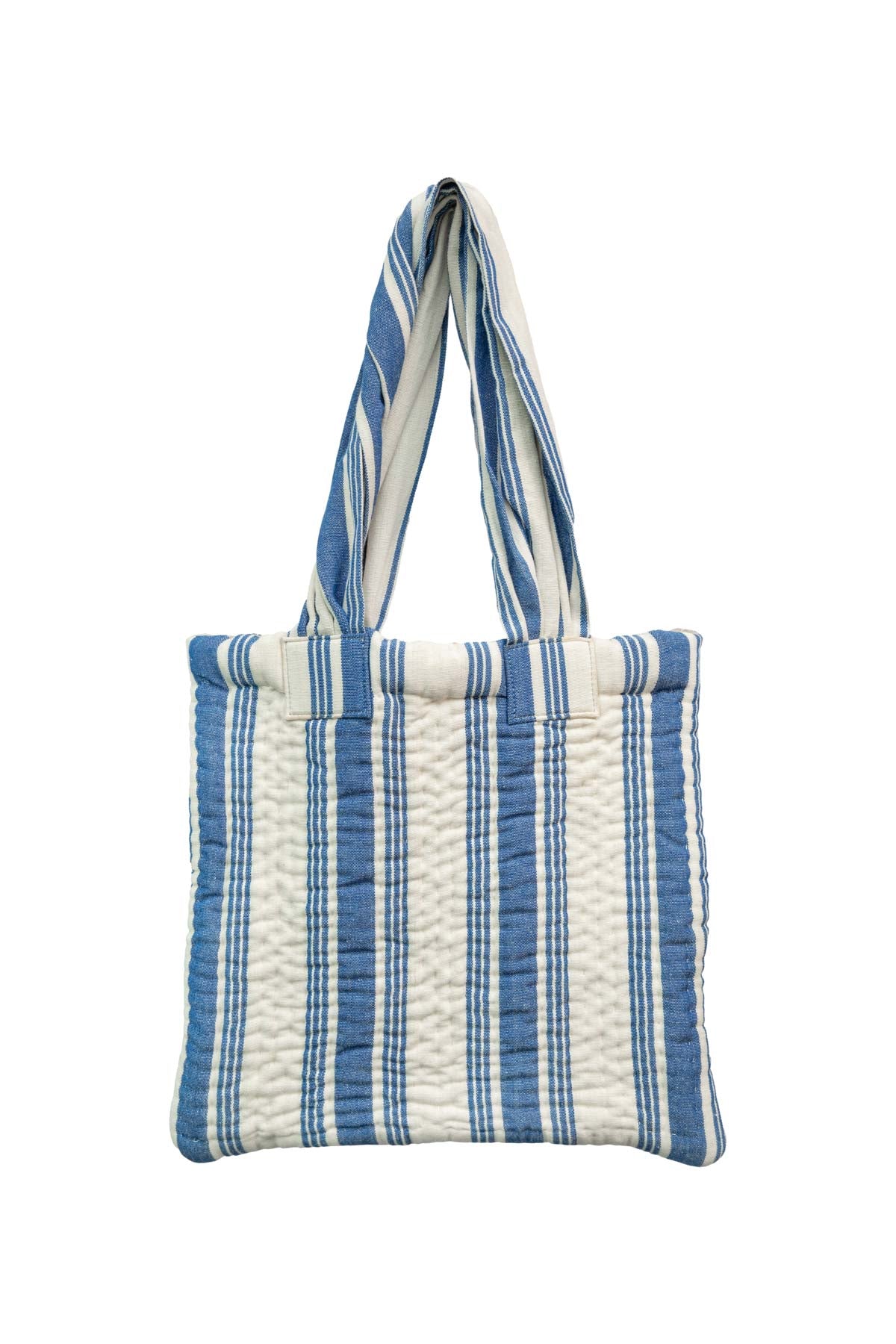 Reversible Hammam Towel Bag - Blue & White