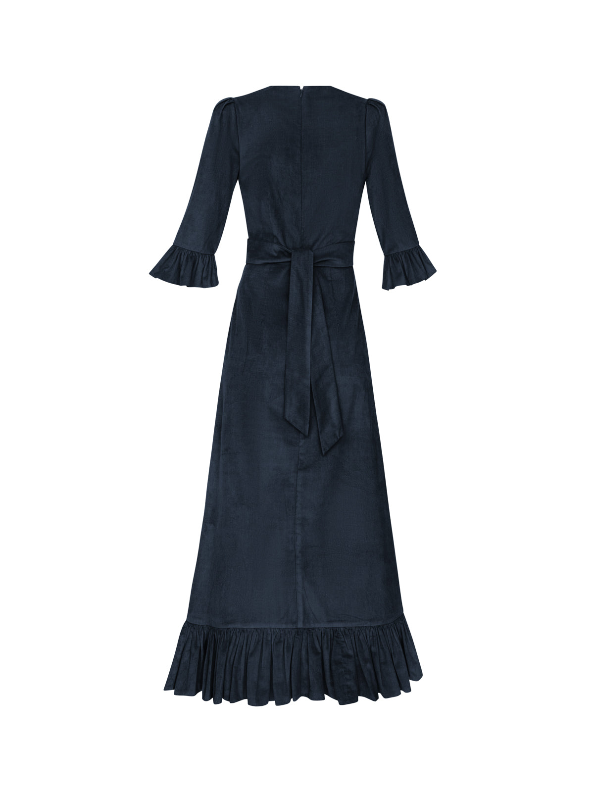 Cross Your Heart Dress - Navy Cord