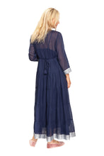 Load image into Gallery viewer, Jade Cotton Dress - Indigo