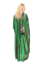 Load image into Gallery viewer, Mantour Metallic Kaftan - Emerald