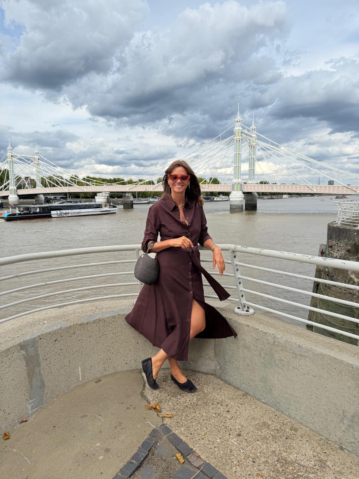 Debonnaire Linen Dress