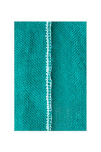 Load image into Gallery viewer, Classic Embroidered Edge Cashmere Shawl - Teal