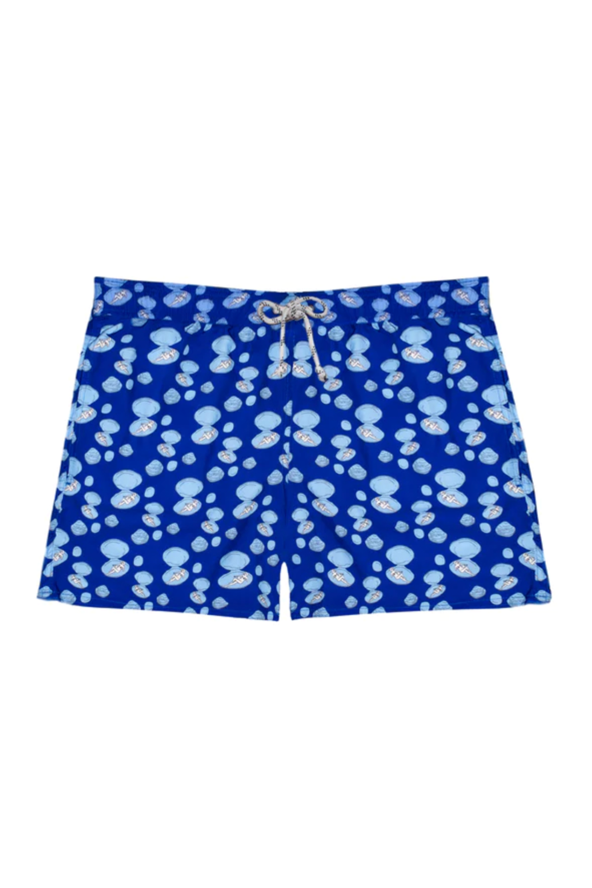 Men's Swimming Trunks - Happy Oyster (Blue)