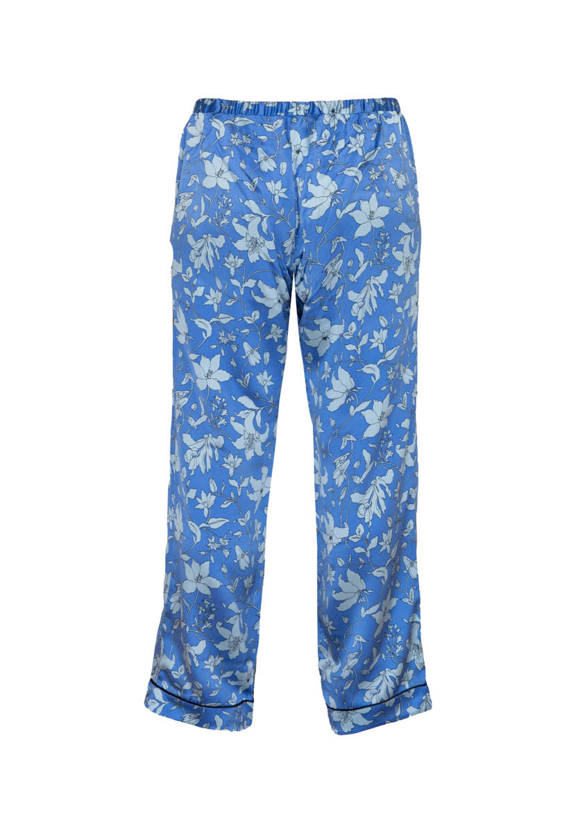 Blue Floral Chantal Pants