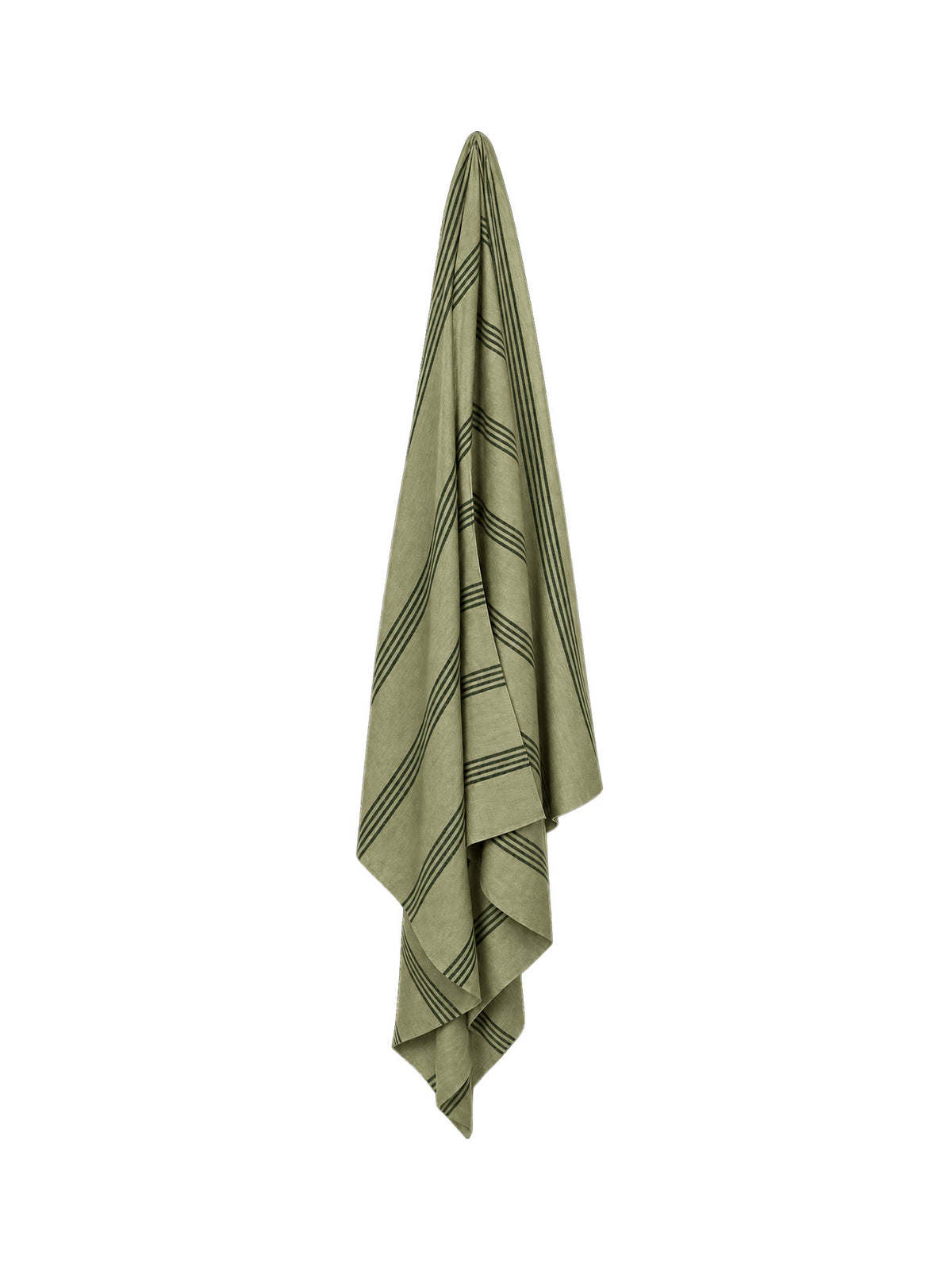 Black Forest Stripe Pashmina Shawl - Greige