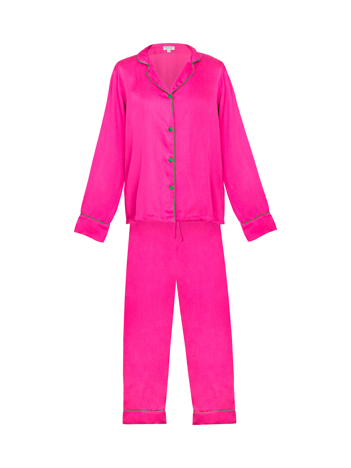 Womens Satin Pyjama - Pink