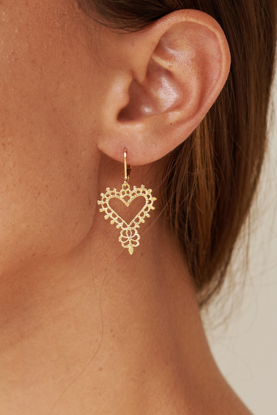 Divine Heart Earrings