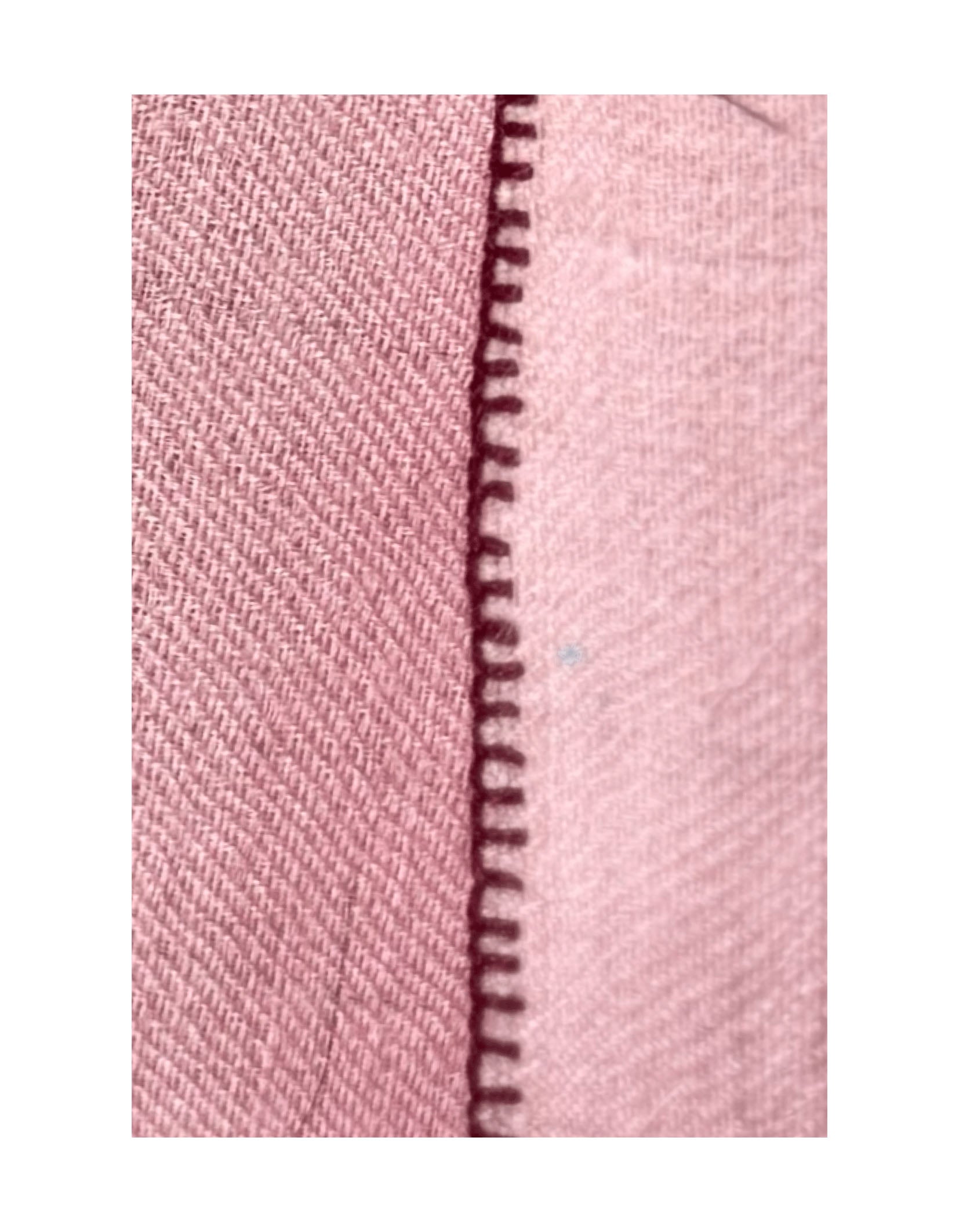Classic Embroidered Edge Cashmere Pashmina Shawl - Dusty Pink