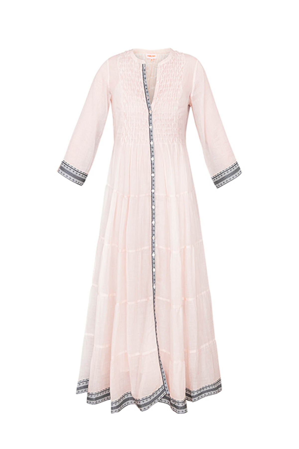 Jade Cotton Dress - Blush Pink