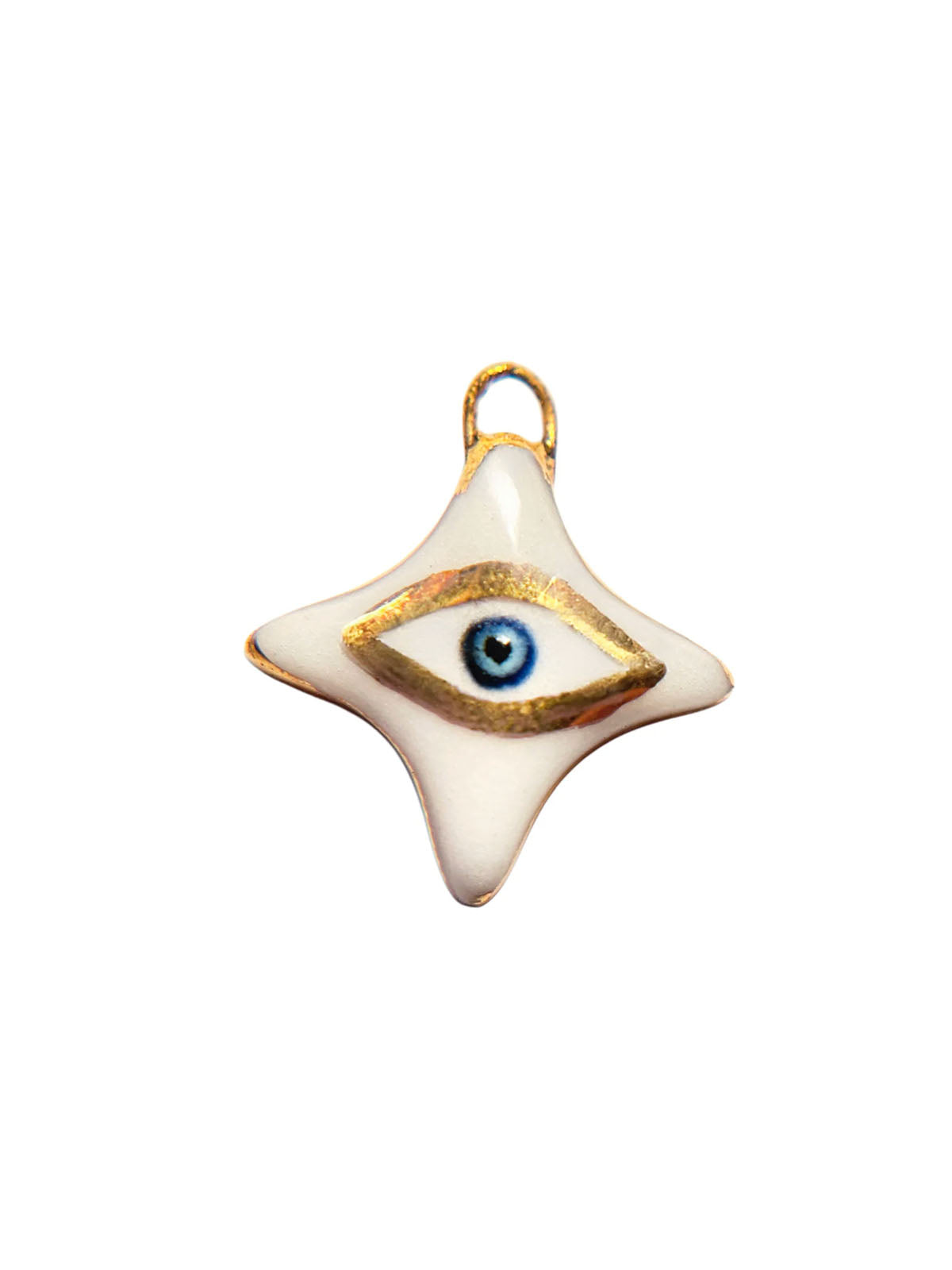 Charm - Evil Eye White