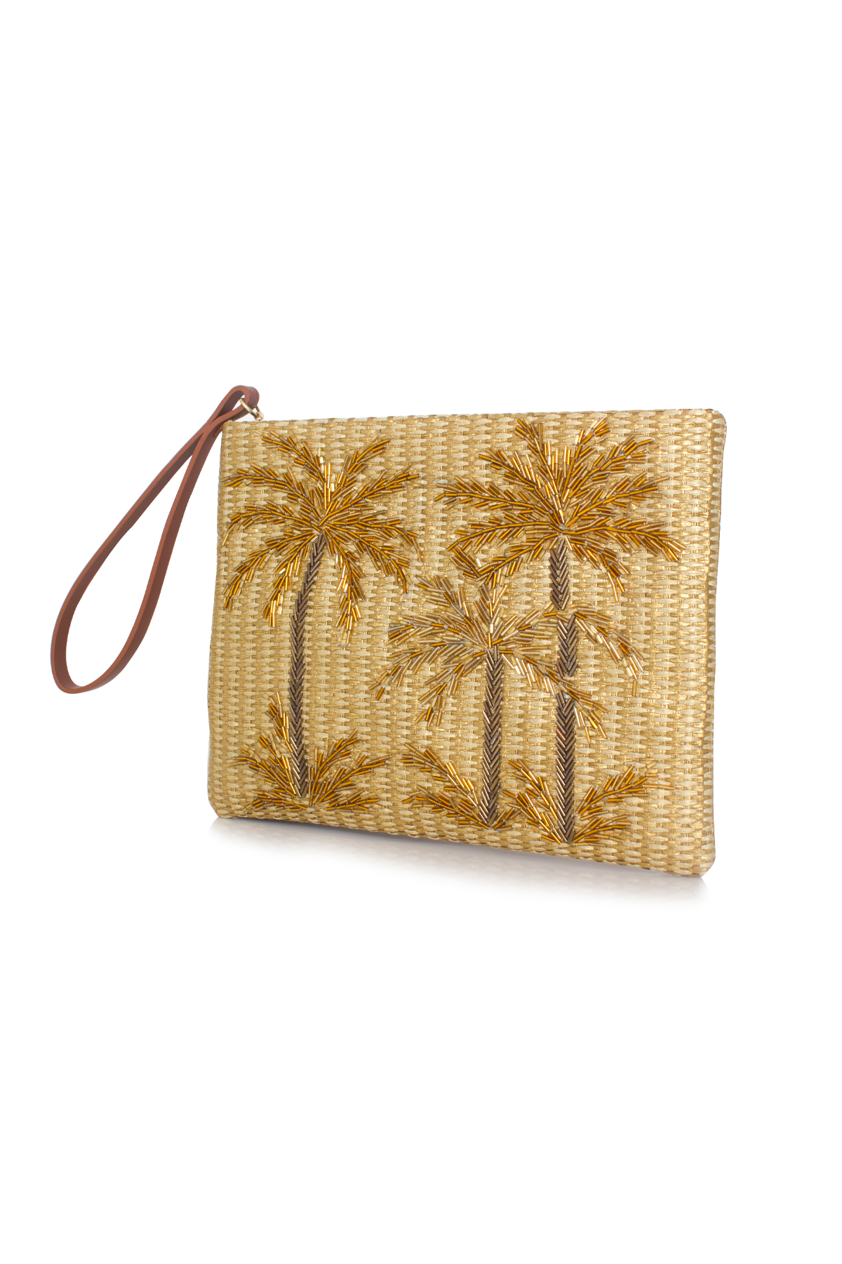 Oasis Pouch - Golden Palms