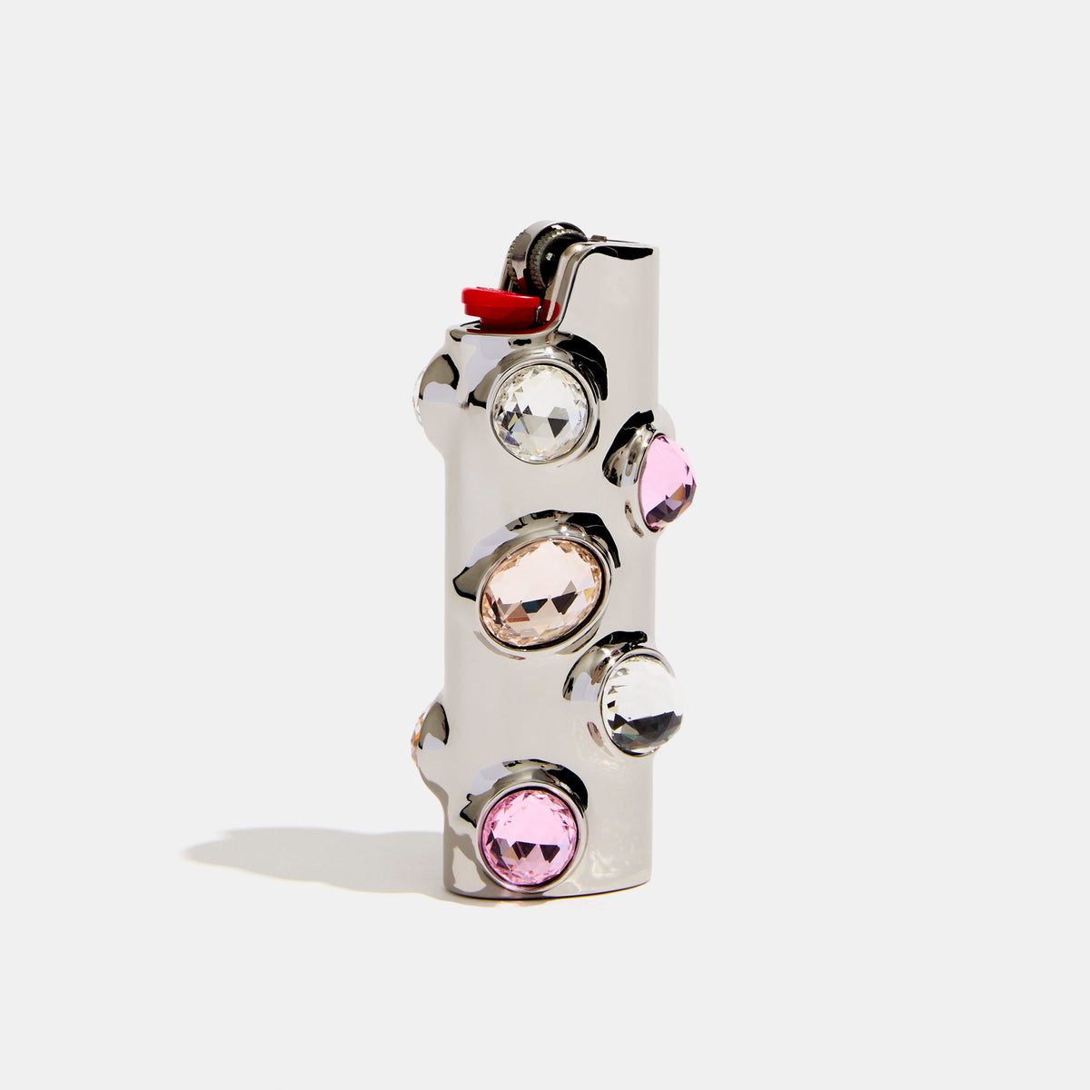 Edie Parker Gemstoned Lighter Case in Lavender