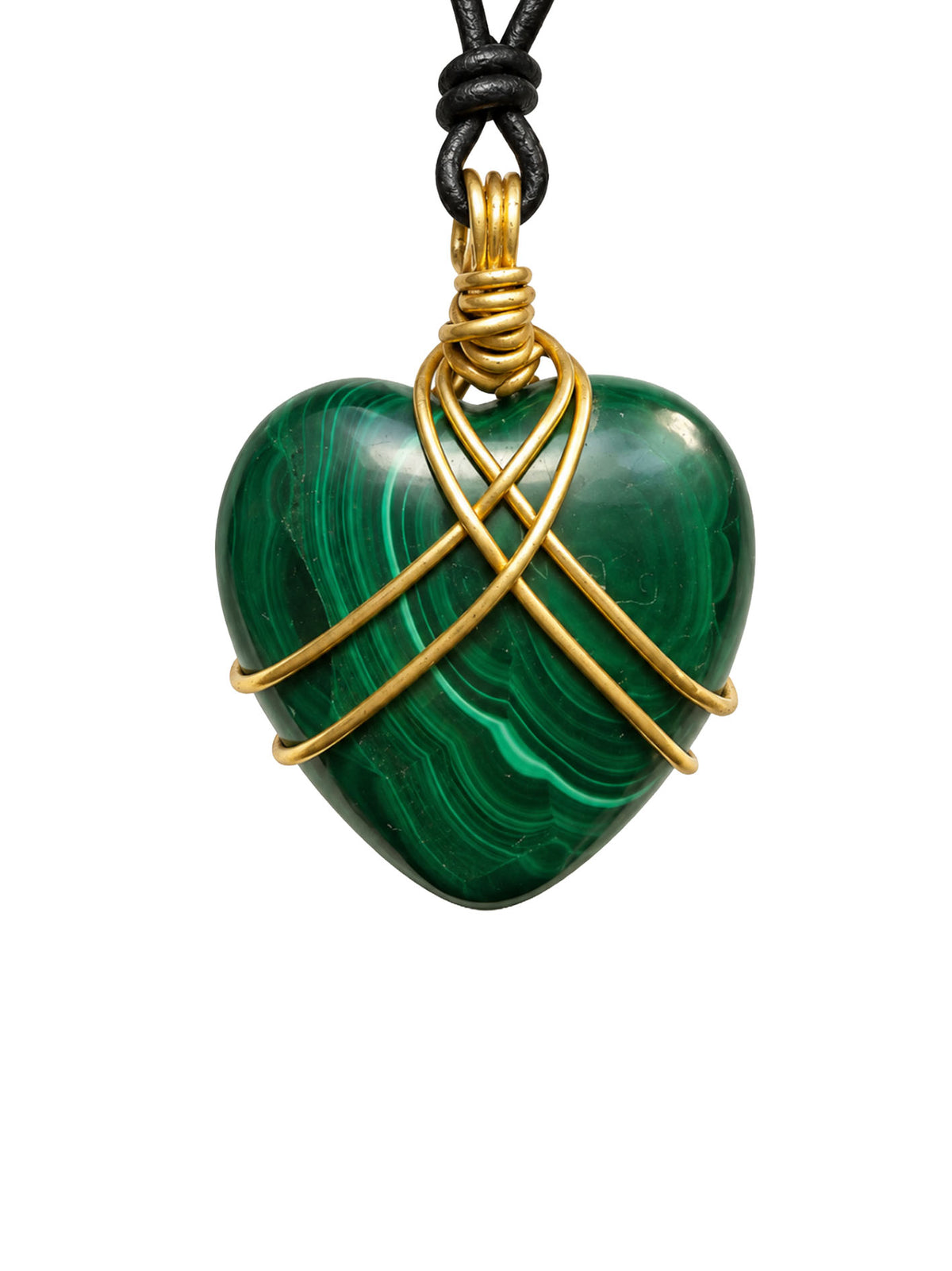 Malachite Heart Pendant