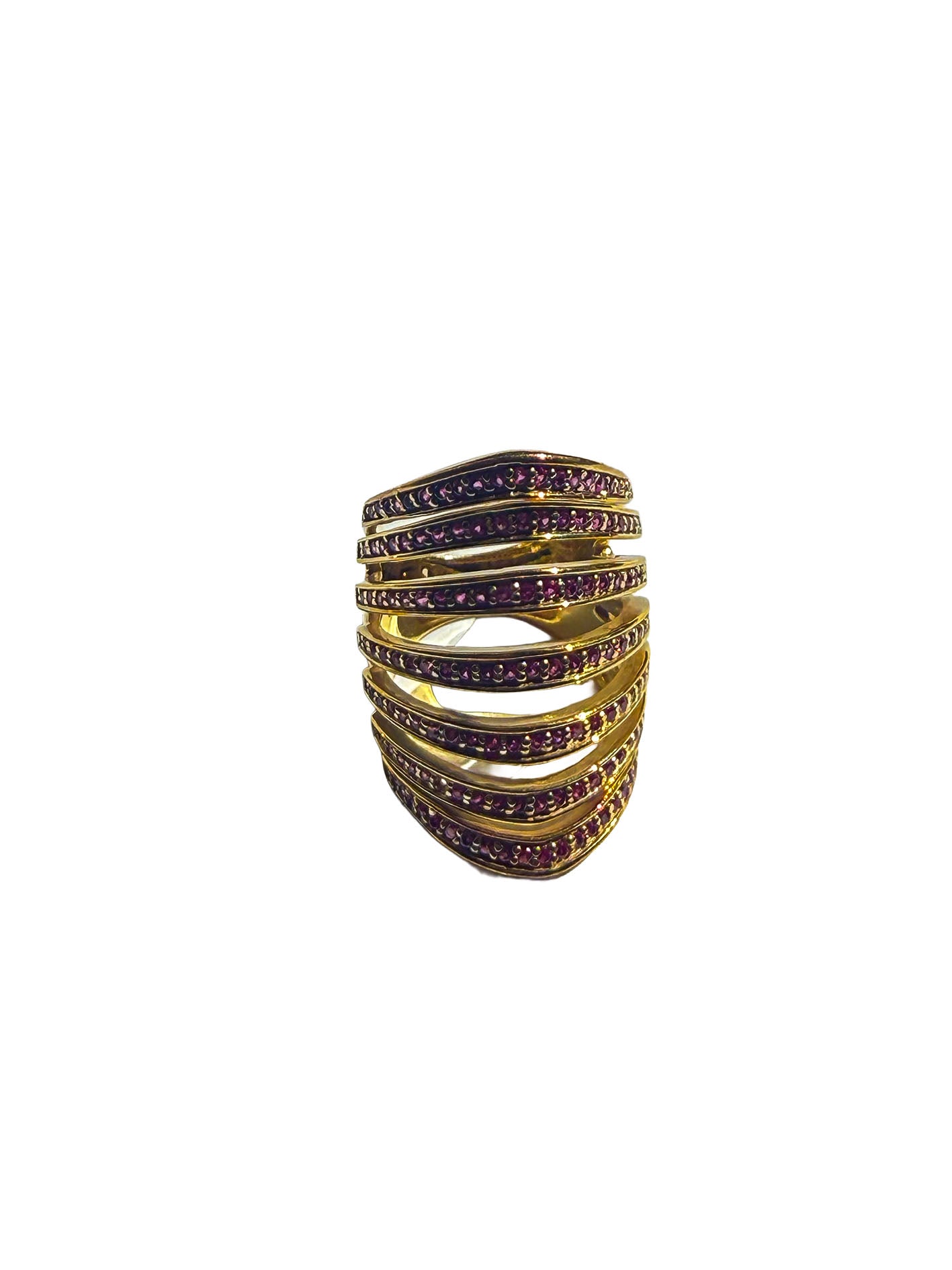 Multibar Ring Pink