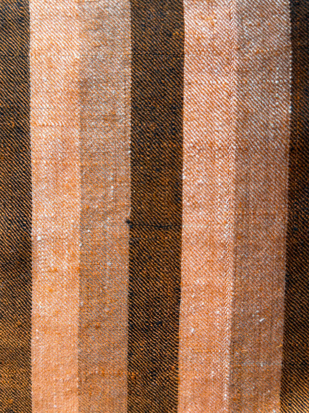 Tone on Tone Stripe Pashmina Shawl - Brick