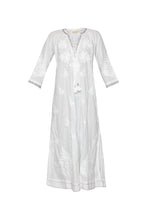 Load image into Gallery viewer, Desert Rose Cotton Dress - White