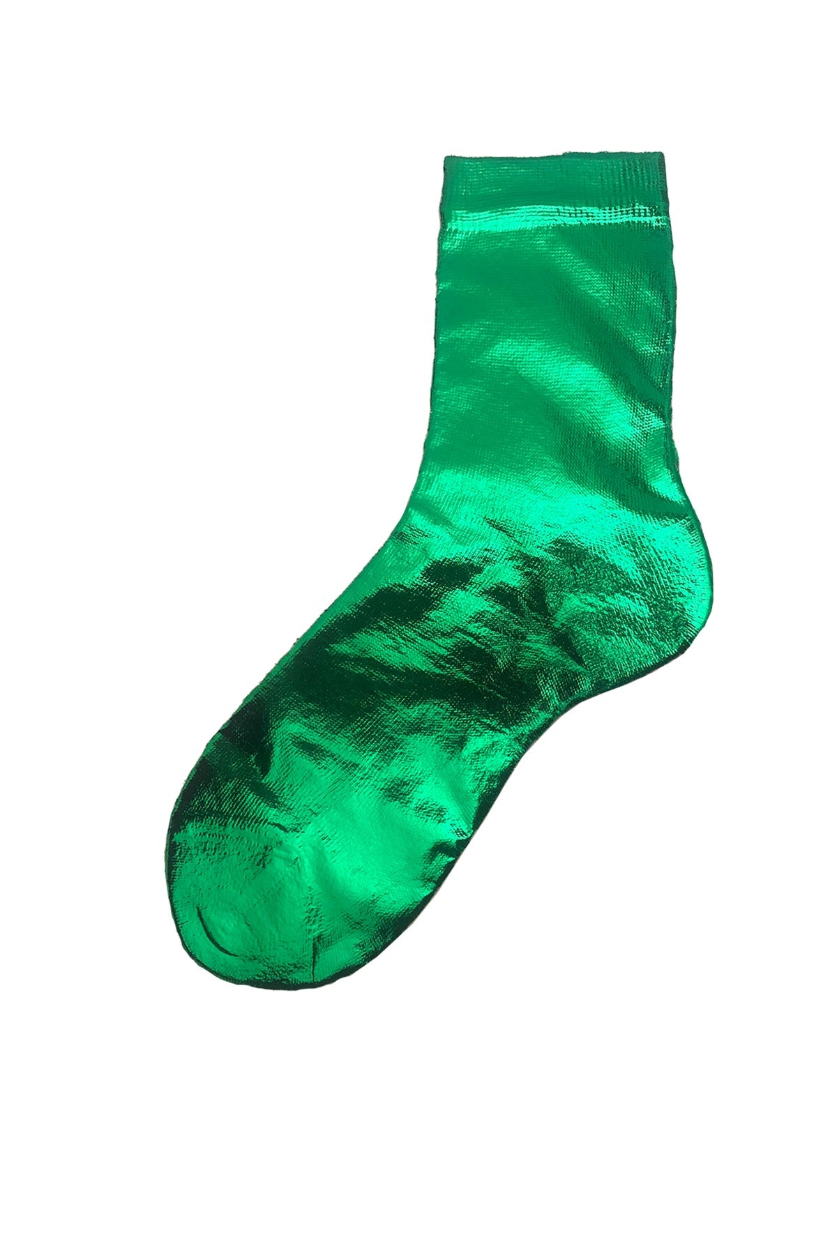 Metallic Socks - Emerald Green