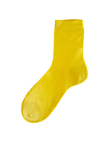 Metallic Socks - Yellow