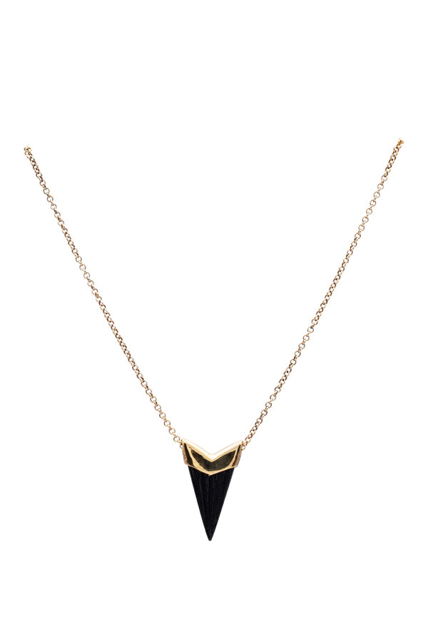 Black Onyx Arrow Necklace