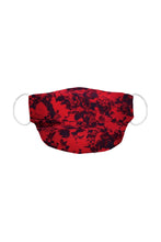 Load image into Gallery viewer, Silk Face Mask - Red Floral