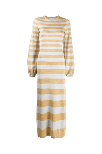Susie Bell Dress - Gold & Silver