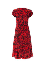 Load image into Gallery viewer, Silk Bugesha Dress - Red Floral