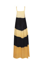 Load image into Gallery viewer, Stripe Fresh Dress - Black &amp; Gold