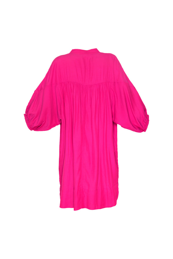 Cotton Beach Dress - Pink
