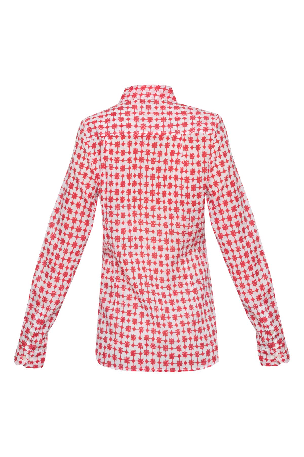 Women's Cotton Shirt - Red Star