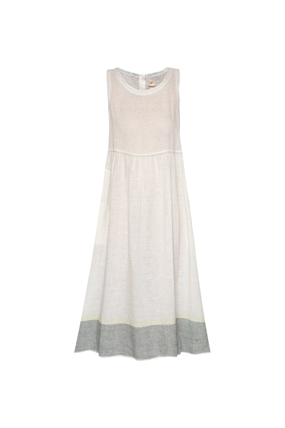 Florence Linen Dress - White