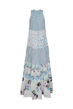 Load image into Gallery viewer, Sleeveless Ibiza Maxi Dress - Pale Blue Floral