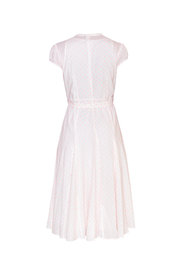 Cotton Bugesha Dress - Pink Polka