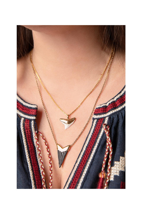 Black Onyx Arrow Necklace