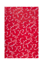 Load image into Gallery viewer, Full Floral Embroidered Pashmina Shawl - Red &amp; Grey