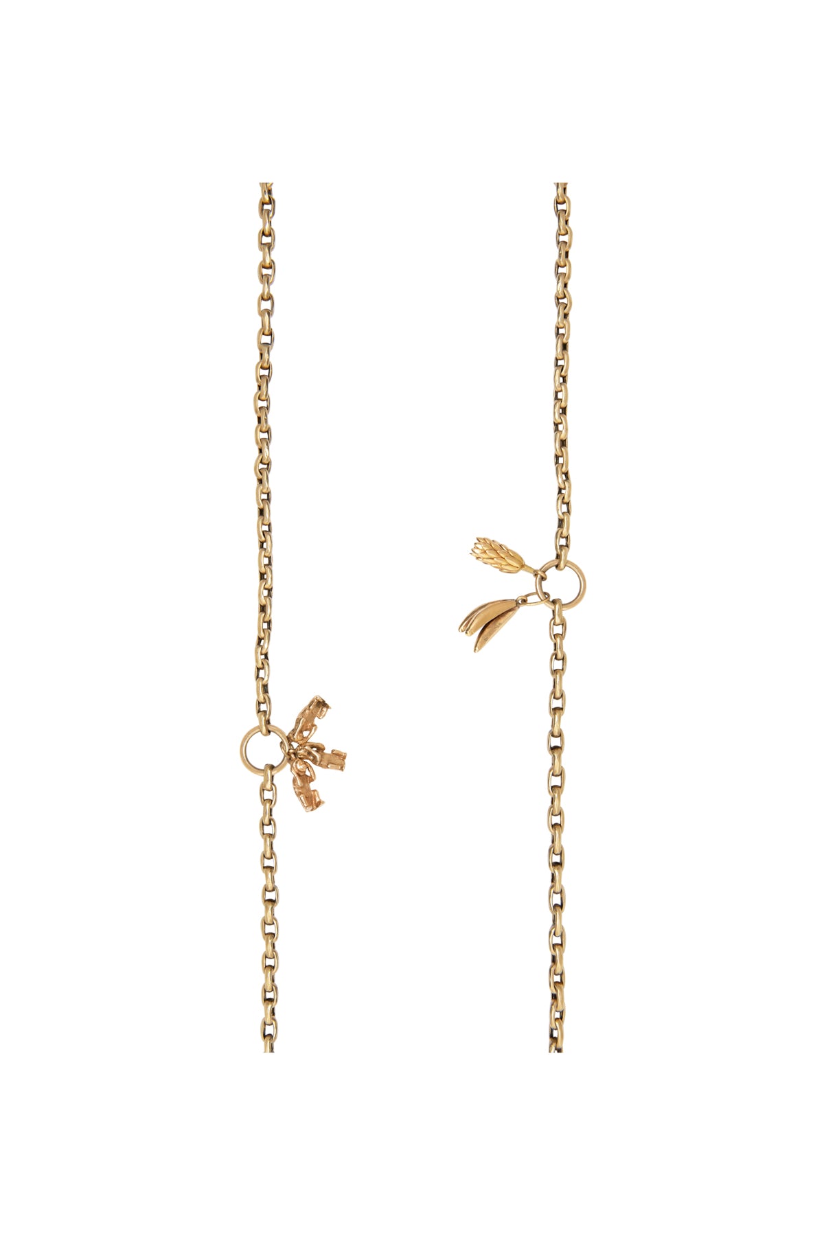 Gold Jungle Charm Necklace