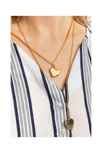 Load image into Gallery viewer, Gold Cora Locket Necklace