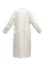 Load image into Gallery viewer, Monaco Floral Linen Coat - White