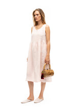 Load image into Gallery viewer, Florence Linen Dress - Pink Plaid