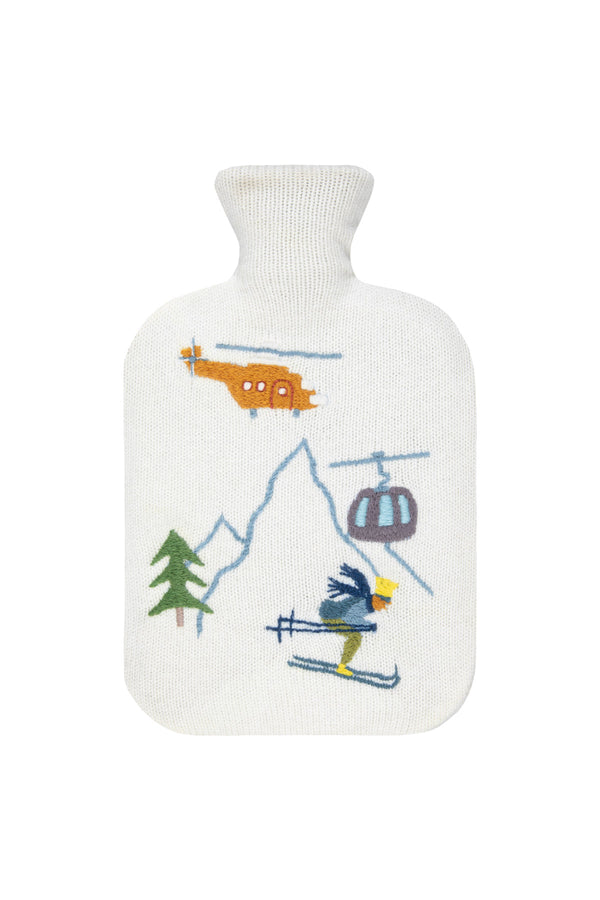 Alpine Hot Water Bottle Cover - Off White