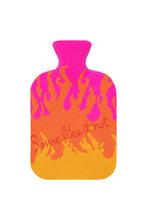 Load image into Gallery viewer, Flames Hot Water Bottle Cover -  Pink